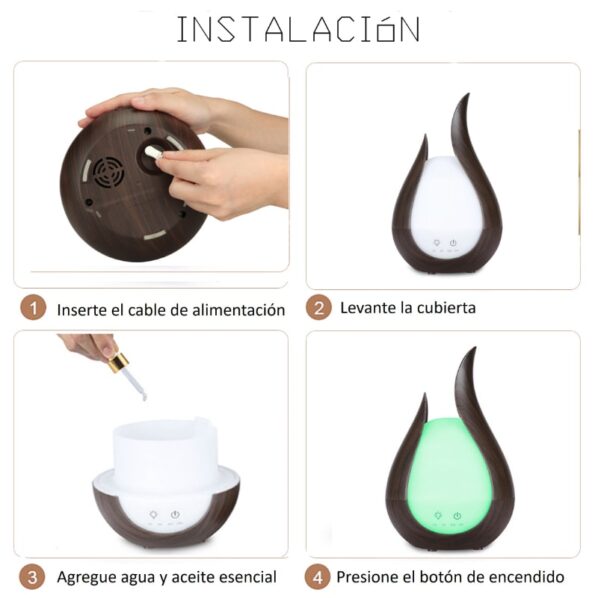 difusor de aromas control remoto instalacion