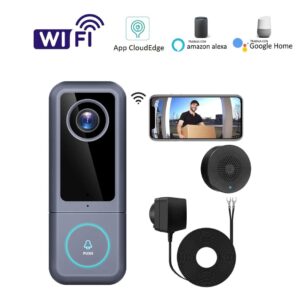 timbre con cámara wifi doorbell